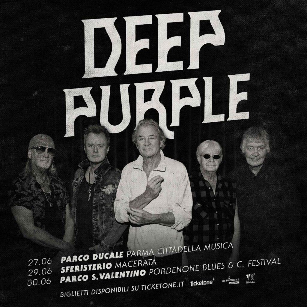 Deep Purple tre date italia 2023