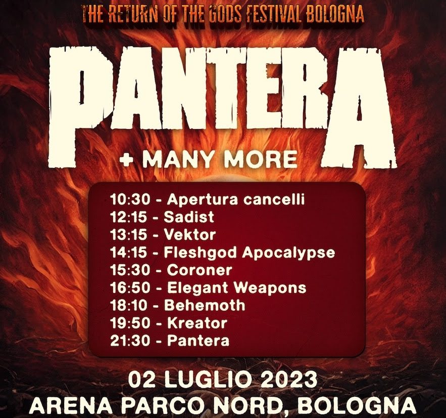 Pantera-locandina-concerto-Bologna-2023