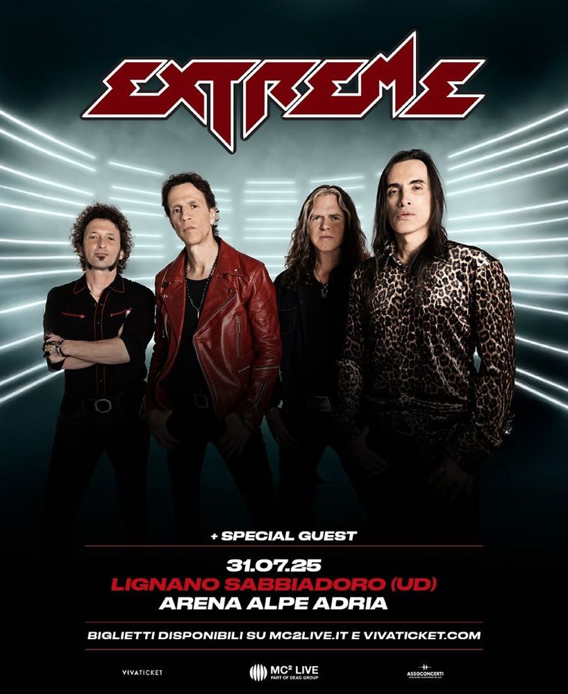 locandina concerto Extreme 2025